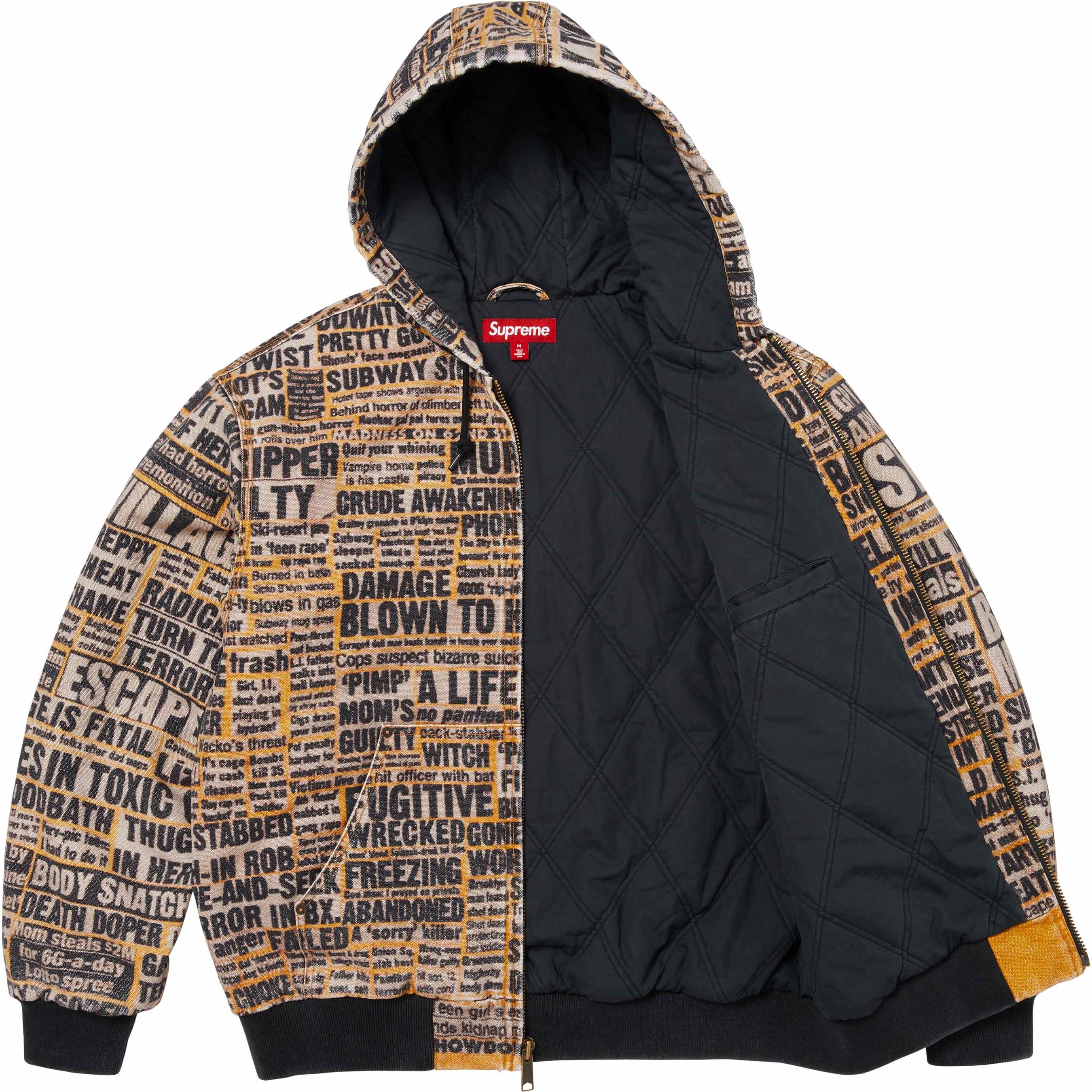 Supreme/Dash Snow Hooded Work Jacket view 5